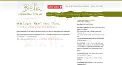 Desktop Screenshot of biellapizza.com.au